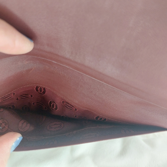 Authentic Vintage Cartier Long Bifold Wallet - Picture 9 of 15